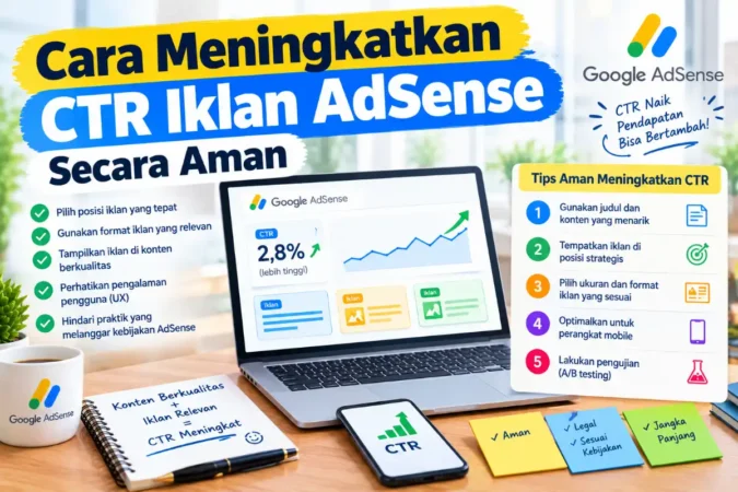 Cara Meningkatkan CTR Iklan AdSense Secara Aman