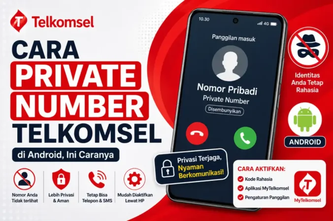 Cara Private Number Telkomsel di Android, Ini Caranya