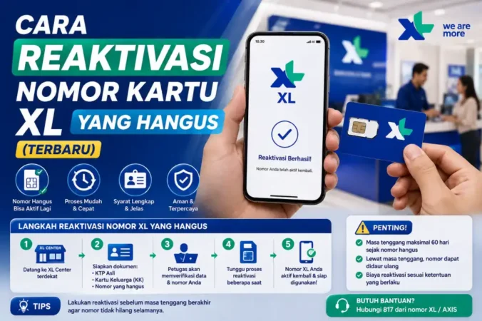 Cara Reaktivasi Nomor Kartu XL yang Hangus (Terbaru