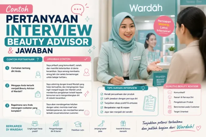 Contoh Pertanyaan Interview Beauty Advisor & Jawaban