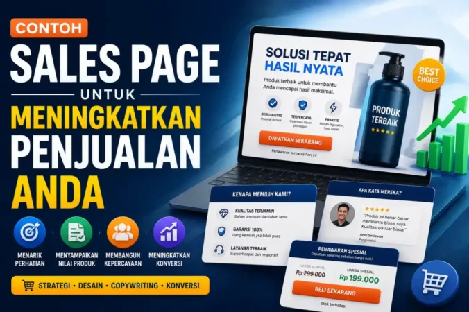 Contoh Sales Page yang Terbukti Meningkatkan Penjualan Anda | Panduan Lengkap 2026