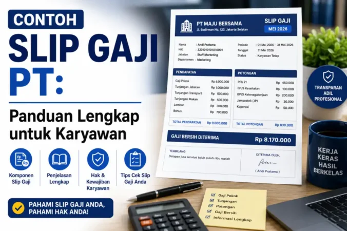 Contoh Slip Gaji PT: Panduan Lengkap untuk Karyawan