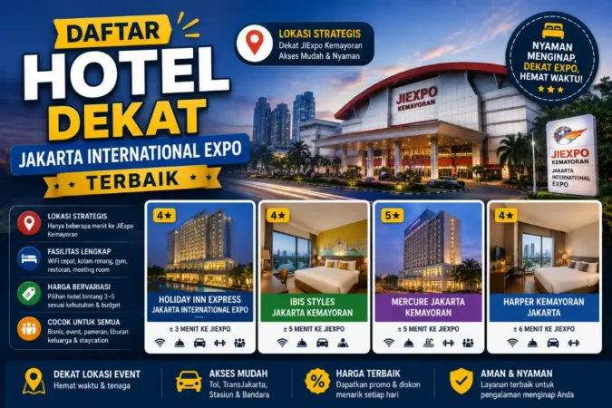 Daftar Hotel Dekat Jakarta International Expo Terbaik