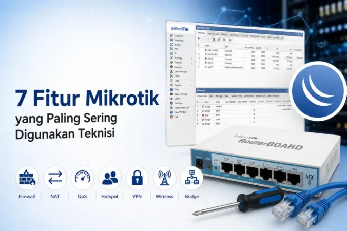 7 Fitur Mikrotik yang Paling Sering Digunakan Teknisi
