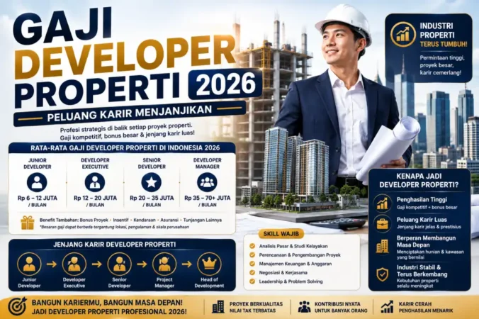 Gaji Developer Properti 2026: Peluang Karir Menjanjikan