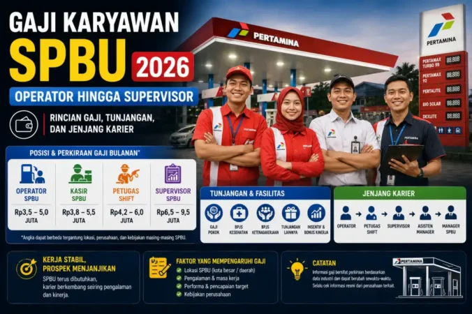 Gaji Karyawan SPBU 2026: Operator hingga Supervisor