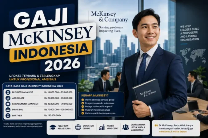 Gaji di McKinsey Indonesia 2026: Kisaran Consultant, Manager, Partner & Tunjangan