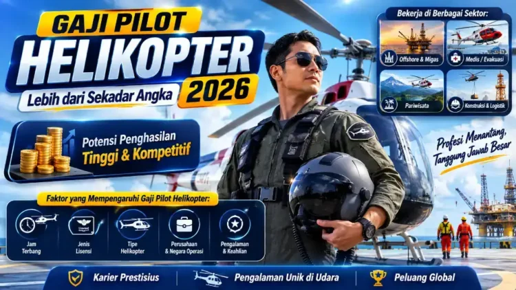 Gaji Pilot Helikopter 2026: Lebih dari Sekadar Angka
