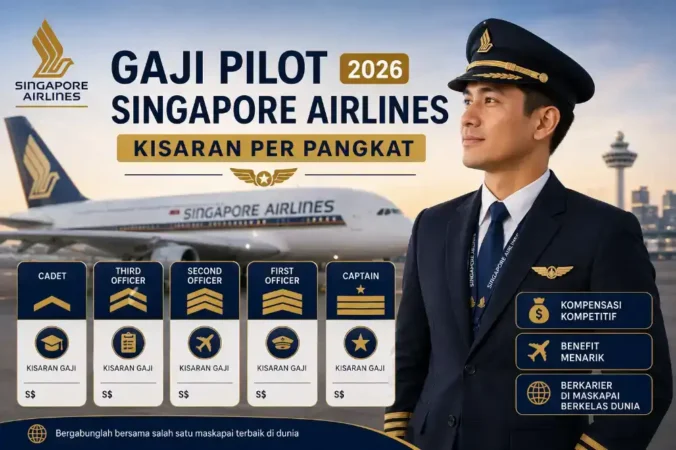 Gaji Pilot Singapore Airlines 2026: Kisaran per Pangkat