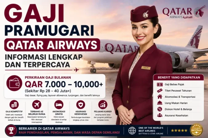Gaji Pramugari Qatar Airways: Informasi Lengkap dan Terpercaya