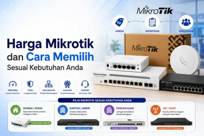 Harga Mikrotik dan Cara Memilih Sesuai Kebutuhan Anda