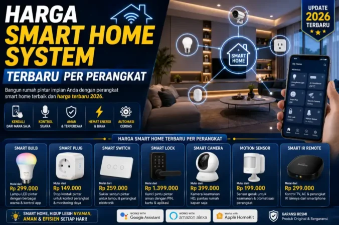 Harga Smart Home System Terbaru per Perangkat
