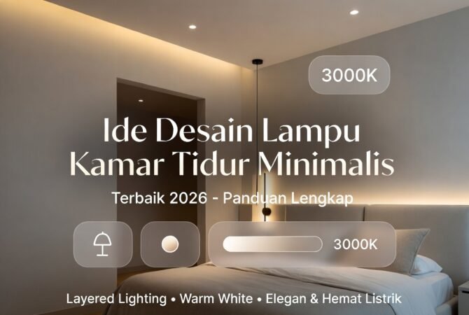 Ide Desain Lampu Kamar Tidur Minimalis Terbaik 2026: Panduan Lengkap & Elegan