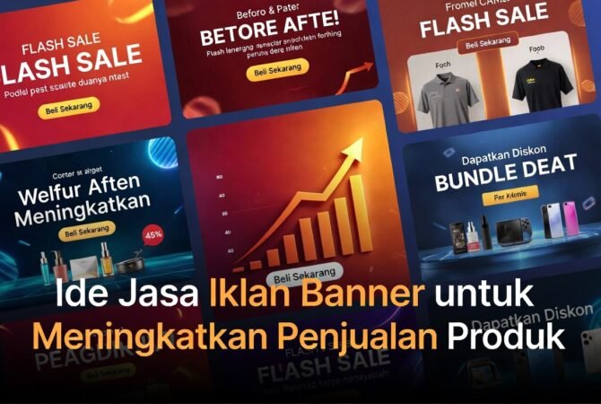 Ide Jasa Iklan Banner untuk Meningkatkan Penjualan Produk: 15 Konsep Kreatif & Strategi Efektif 2026