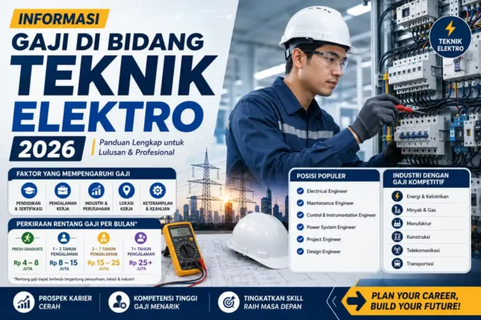 Informasi Gaji di Bidang Teknik Elektro 2026