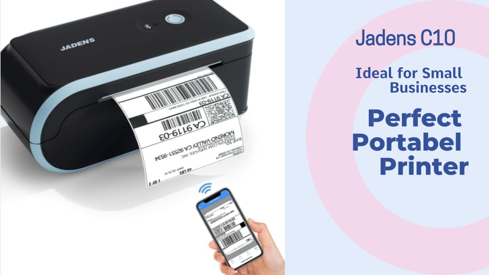 Jadens C10: Printer Label Portabel yang Sempurna untuk Bisnis Kecil dan Online Shop di 2026