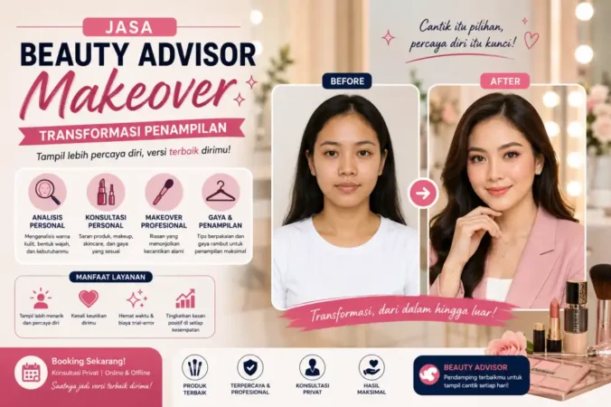 Jasa Beauty Advisor Makeover: Transformasi Penampilan