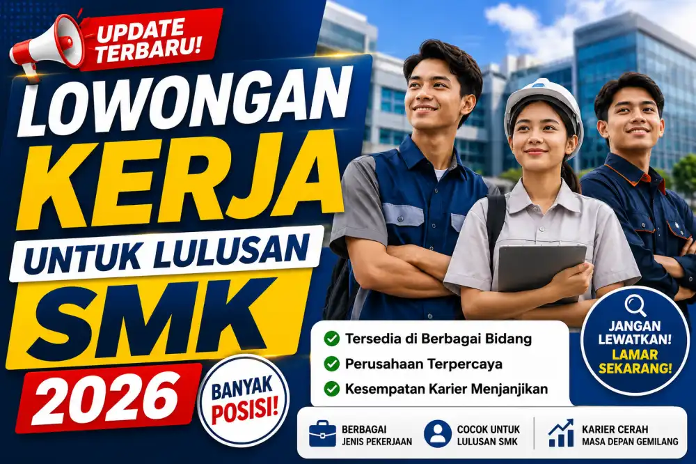 Lowongan Kerja untuk Lulusan SMK 2026: Daftar Posisi, Gaji, dan Tips Lolos Seleksi