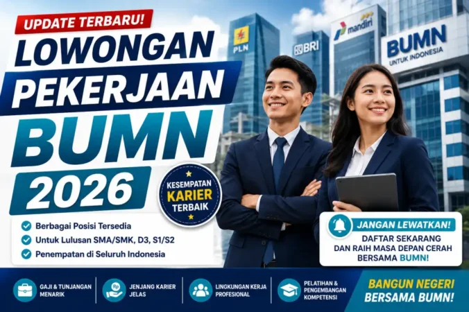 Lowongan Pekerjaan BUMN 2026: Peluang Karir Menjanjikan, Jadwal, Syarat, dan Cara Daftar