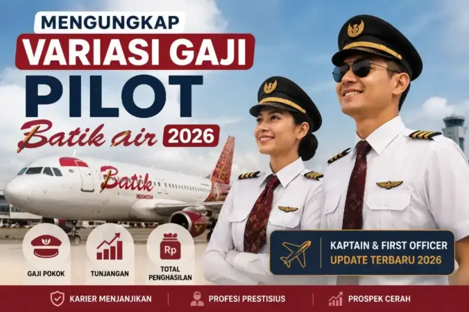 Mengungkap Variasi Gaji Pilot Batik Air 2026