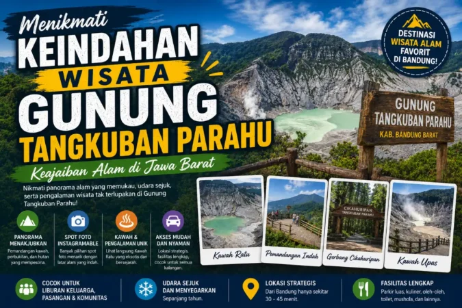 Menikmati Keindahan Wisata Gunung Tangkuban Parahu