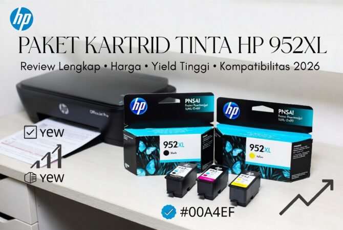 Paket Kartrid Tinta HP 952XL: Review Lengkap, Harga, Yield & Cara Hemat di 2026