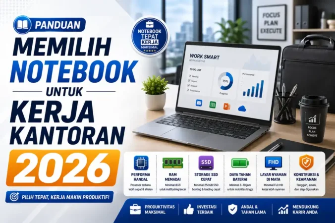 Panduan Memilih Notebook untuk Kerja Kantoran 2026