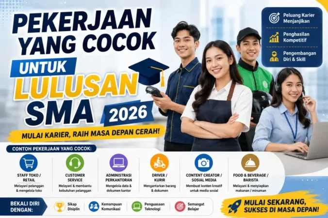 Pekerjaan yang Cocok untuk Lulusan SMA 2026