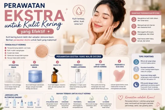 Perawatan Ekstra untuk Kulit Kering yang Efektif