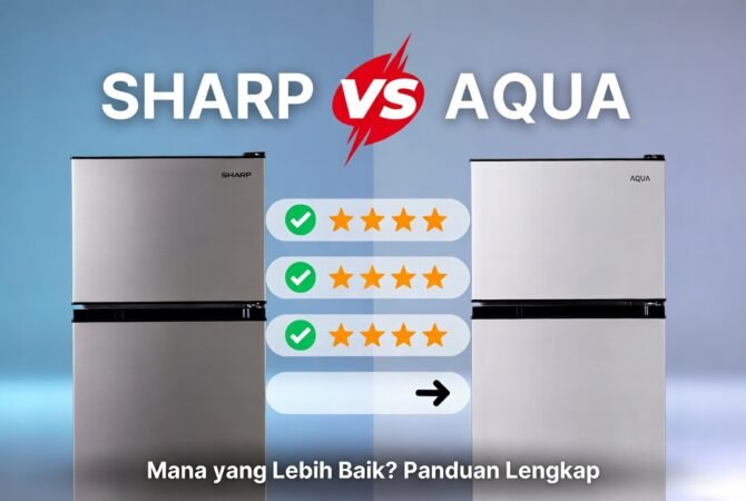 Perbedaan Kulkas Sharp vs Aqua: Mana yang Lebih Baik di 2026? Panduan Lengkap