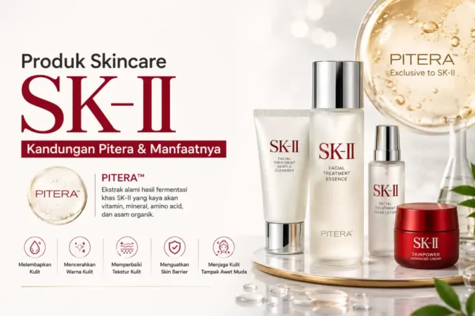 Produk Skincare SK-II: Kandungan Pitera & Manfaatnya