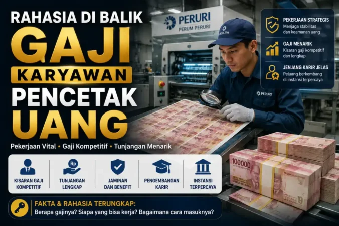 Rahasia di Balik Gaji Karyawan Pencetak Uang