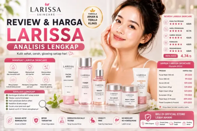 Review dan Harga Skincare Larissa: Analisis Lengkap