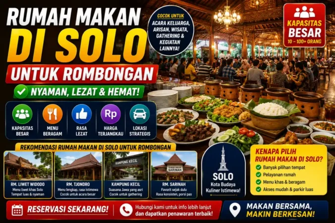 Rumah Makan di Solo untuk Rombongan Bus Wisata 2026