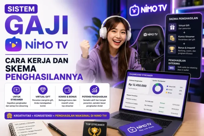 Sistem Gaji Nimo TV: Cara Kerja dan Skema Penghasilannya