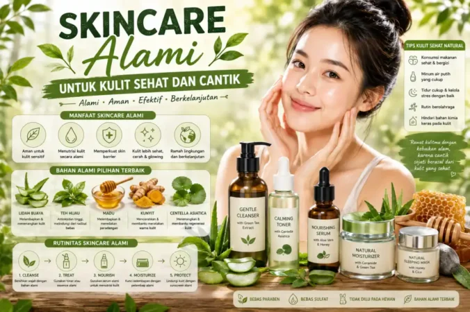 Skincare Alami untuk Kulit Sehat dan Cantik