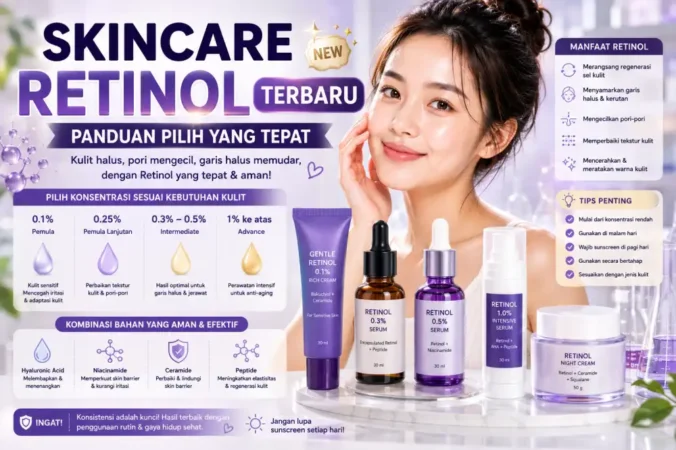 Skincare Retinol Terbaru: Panduan Pilih yang Tepat