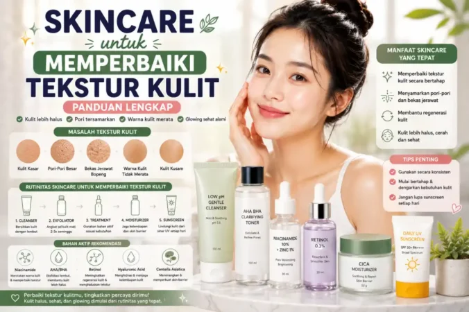 Skincare untuk Memperbaiki Tekstur Kulit: Panduan