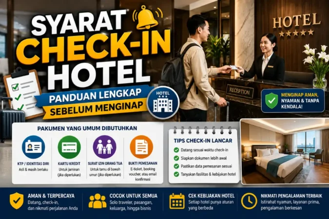 Syarat Check-In Hotel: Panduan Lengkap Sebelum Menginap