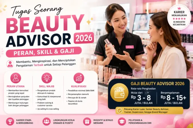 Tugas Seorang Beauty Advisor 2026: Peran, Skill & Gaji