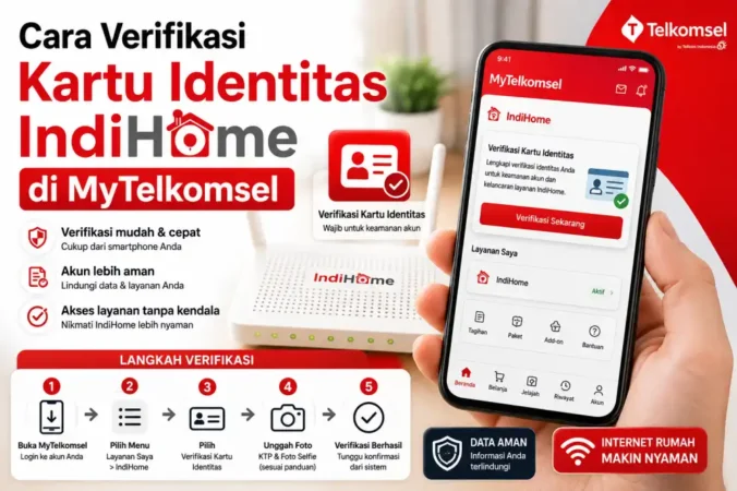 Cara Verifikasi Kartu Identitas IndiHome di MyTelkomsel