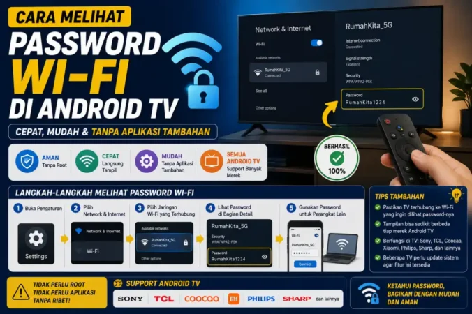 Cara Melihat Password WiFi di TV Android: Panduan Lengkap