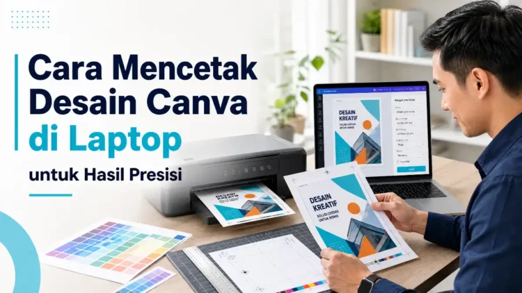 Cara Mencetak Desain Canva di Laptop untuk Hasil Presisi