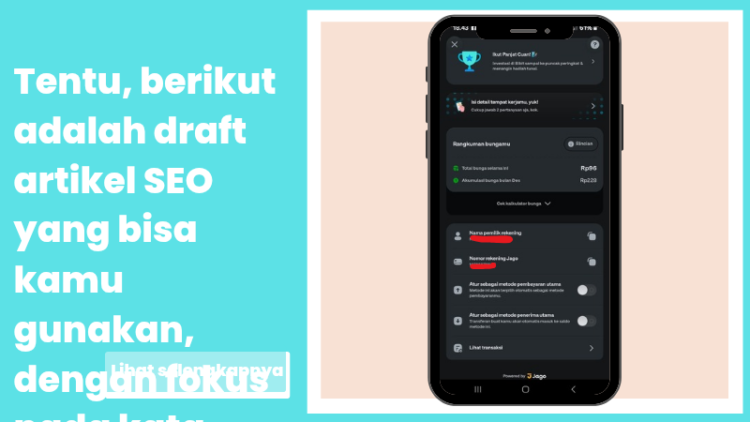 Cara Mudah Melihat Rekening Gopay Anda