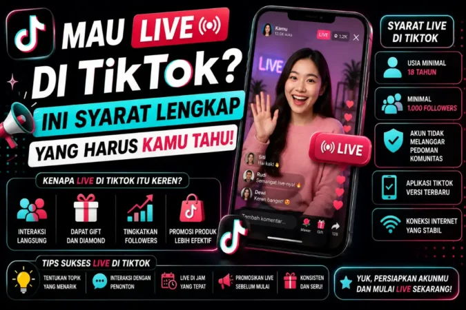 Mau Live di TikTok? Ini Syarat Lengkap yang Harus Kamu Tahu!