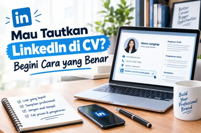 Mau Tautkan LinkedIn di CV? Begini Cara yang Benar