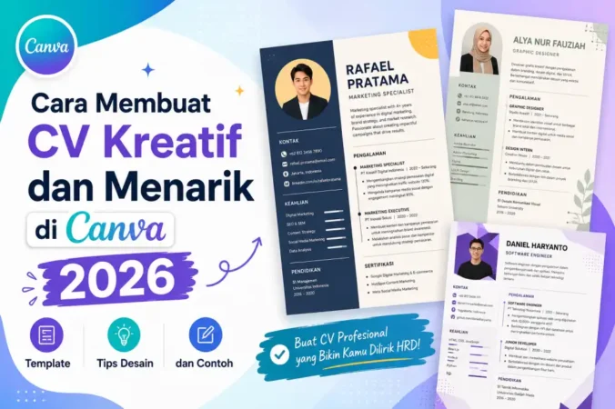 Ukuran CV Ideal di Canva 2026: A4, Margin, Resolusi, dan Setting PDF yang Benar