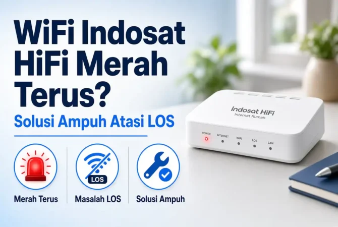 WiFi Indosat HiFi Merah Terus? Solusi Ampuh Atasi LOS