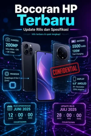 Bocoran HP Terbaru: Update Rilis dan Spesifikasi