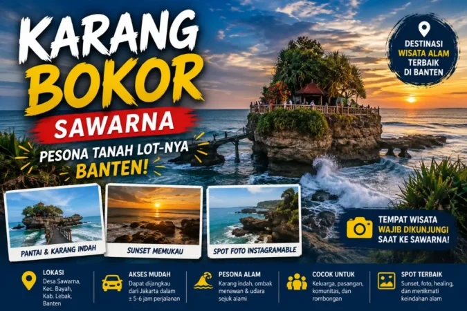 Karang Bokor Sawarna: Pesona Tanah Lot-nya Banten